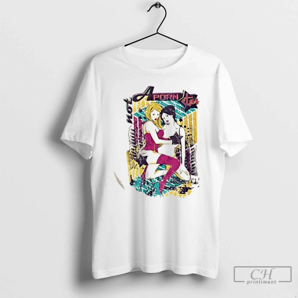 Classic Not A Porn Star Bold Pop Art Graphic - Adult & Kids T-Shirts, Sweatshirts & Hoodies apparel design preview 1