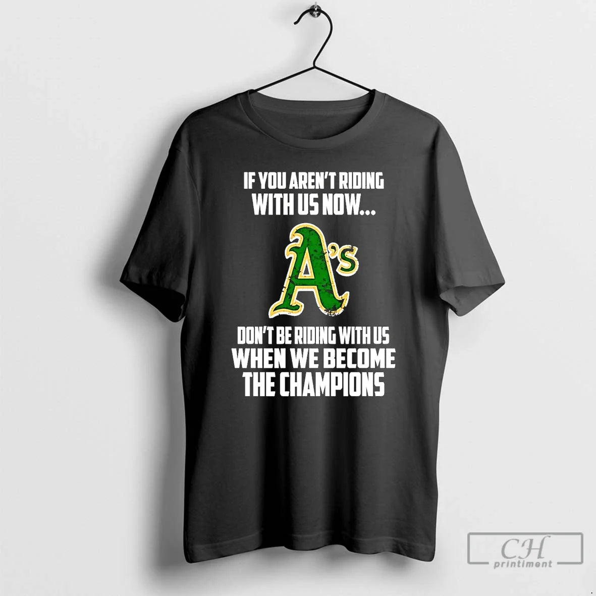 Classic Oakland Athletics If You Arent Riding With Us - Adult & Kids T-Shirts, Sweatshirts & Hoodies apparel design preview 1