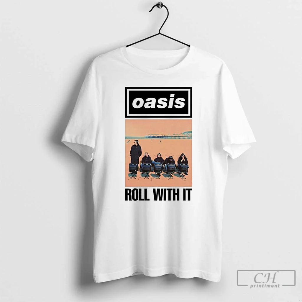 Classic Oasis Roll With It Single - Adult & Kids T-Shirts, Sweatshirts & Hoodies apparel design preview 1