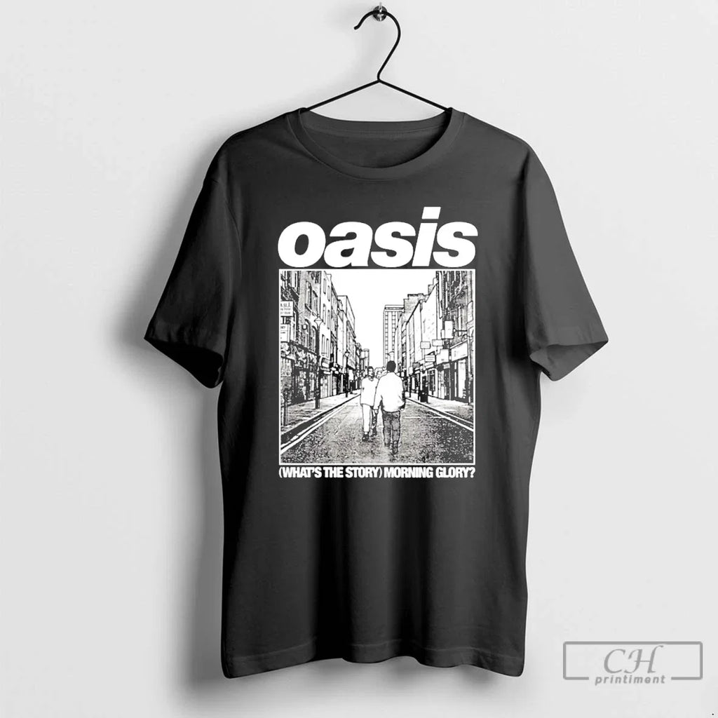 Classic Oasis Whats The Story Morning Glory Album - Adult & Kids T-Shirts, Sweatshirts & Hoodies apparel design preview 1