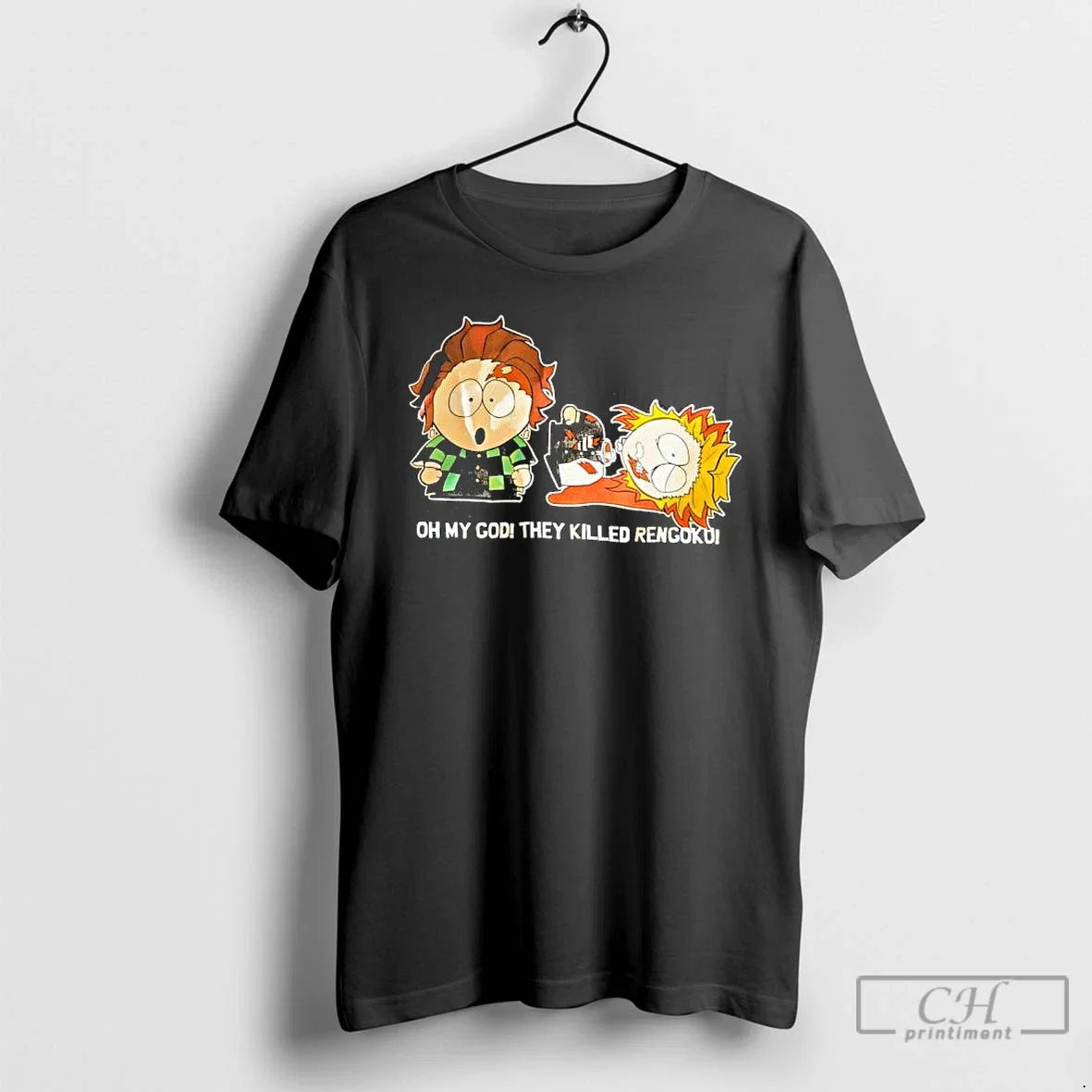 Classic Oh My God They Killed Rengoku - Adult & Kids T-Shirts, Sweatshirts & Hoodies apparel design preview 1