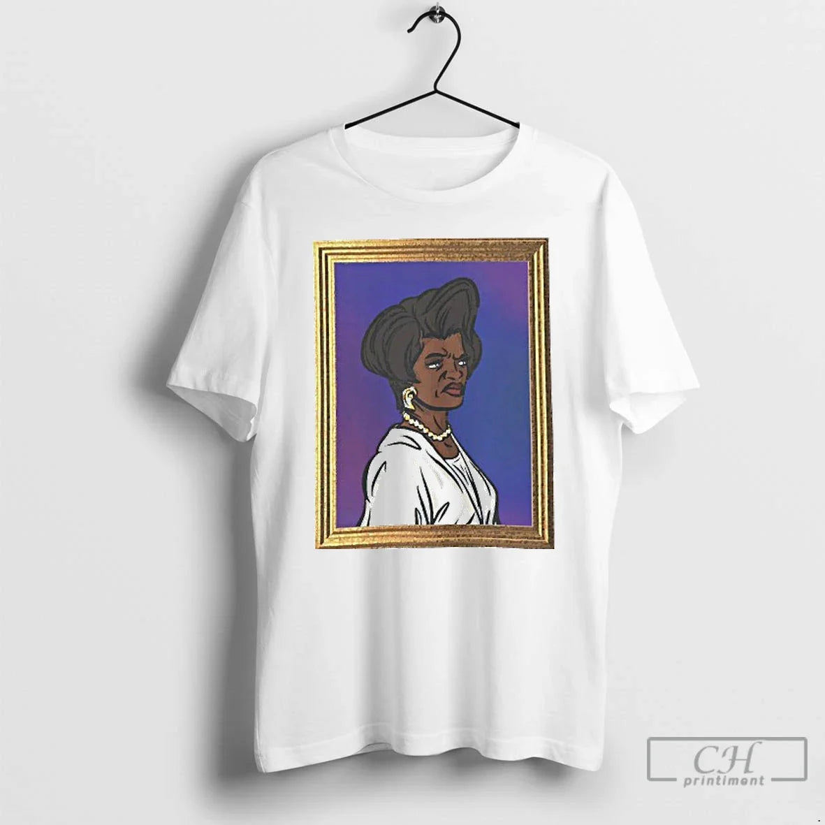 Classic Ohhkay Mrs Jones Caricature Graphic Mens - Adult & Kids T-Shirts, Sweatshirts & Hoodies apparel design preview 1