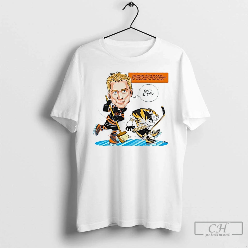 Classic Oklahoma State Hockey Moves To G O With A - Adult & Kids T-Shirts, Sweatshirts & Hoodies apparel design preview 1