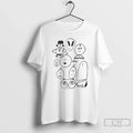 Classic Peanuts Characters X Alien Boo - Adult & Kids T-Shirts, Sweatshirts & Hoodies apparel design preview 1