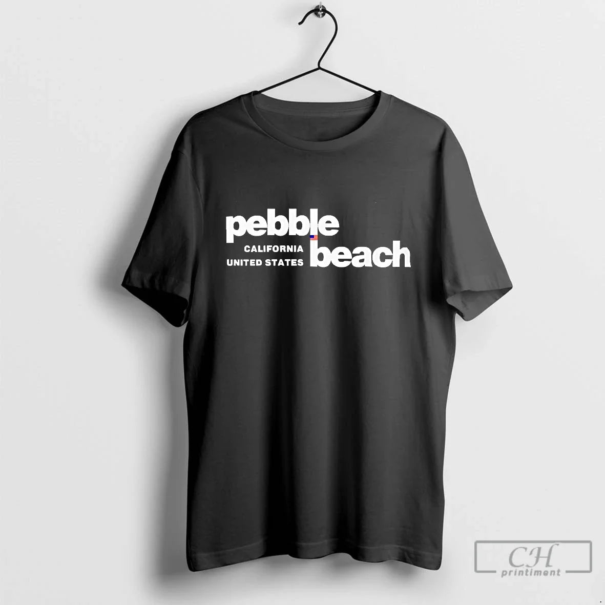 Classic Pebble Beach Location California United - Adult & Kids T-Shirts, Sweatshirts & Hoodies apparel design preview 1