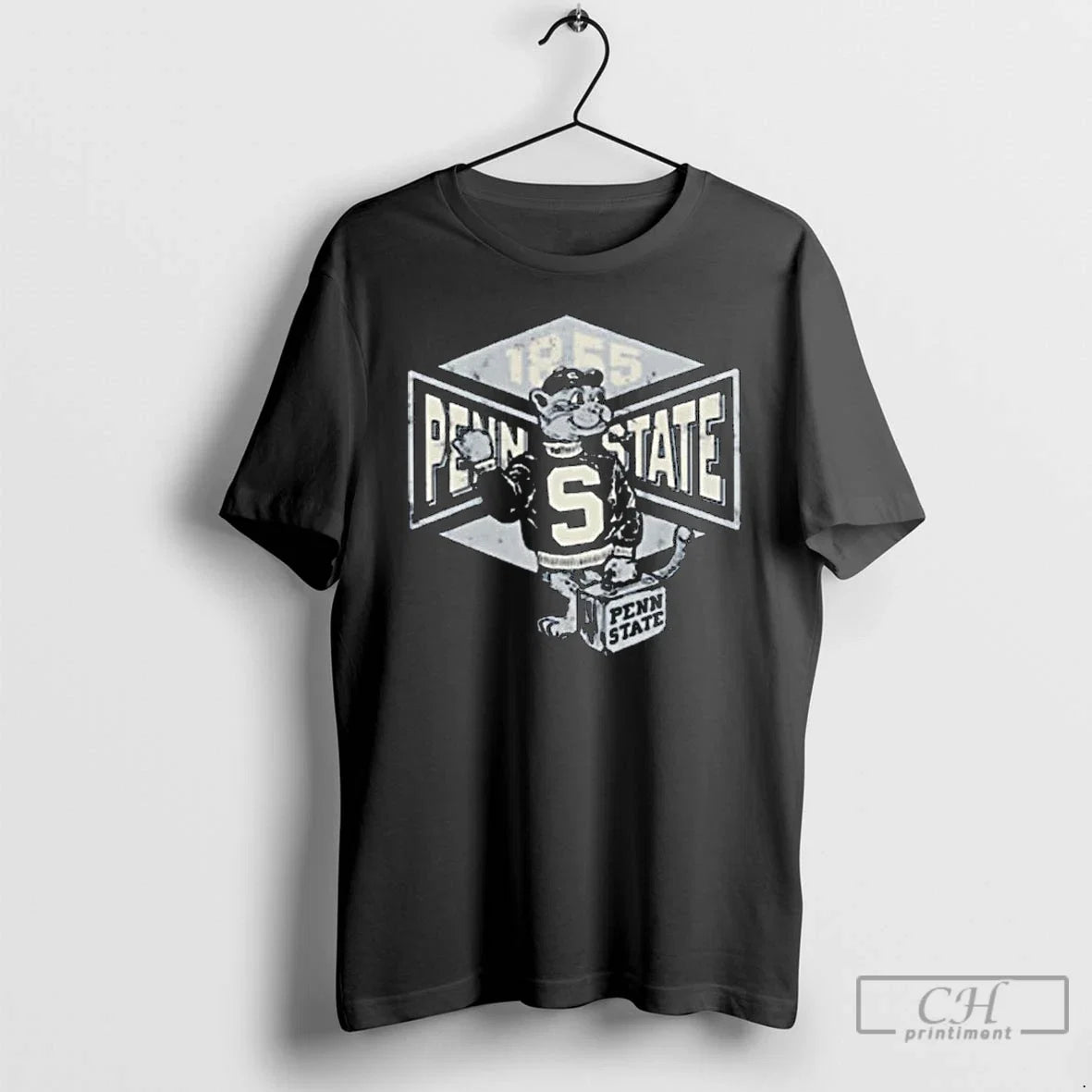 Classic Penn State Vintage Vault Lion Logo Long Sleve - Adult & Kids T-Shirts, Sweatshirts & Hoodies apparel design preview 1