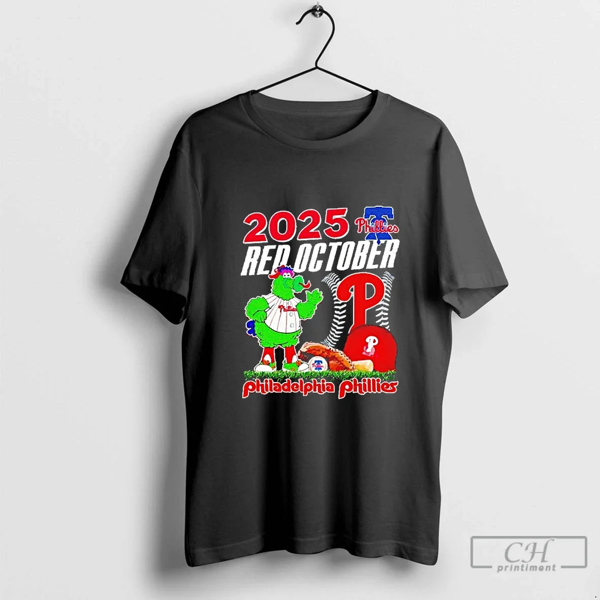Classic Philadelphia Phillies 2025 Red October - Adult & Kids T-Shirts, Sweatshirts & Hoodies apparel design preview 1