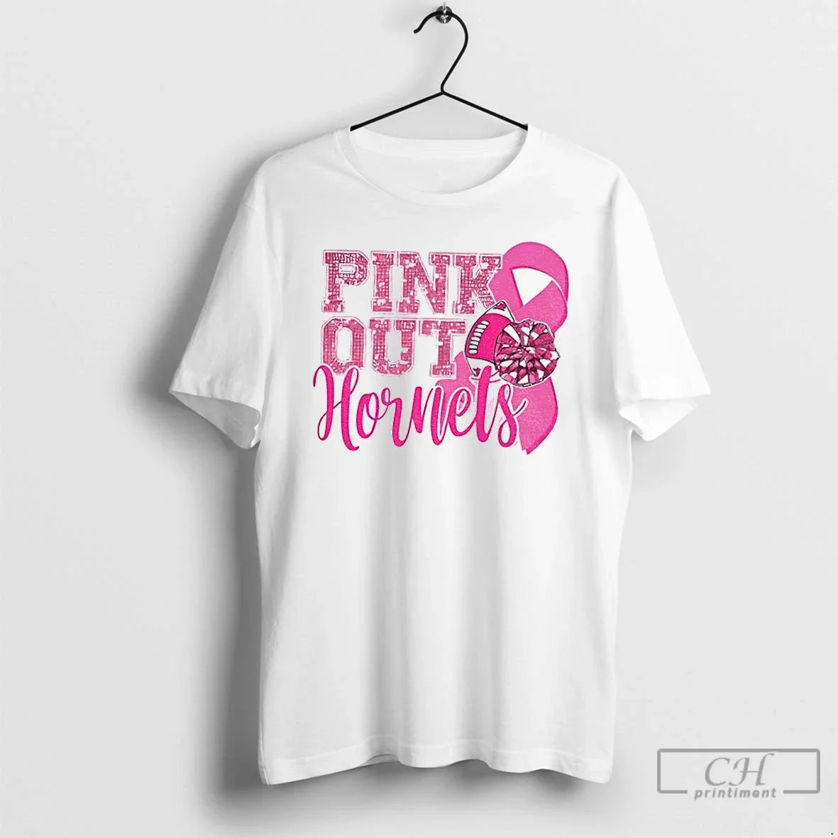 Classic Pink Out Hornets New Orleans 2025 - Adult & Kids T-Shirts, Sweatshirts & Hoodies apparel design preview 1