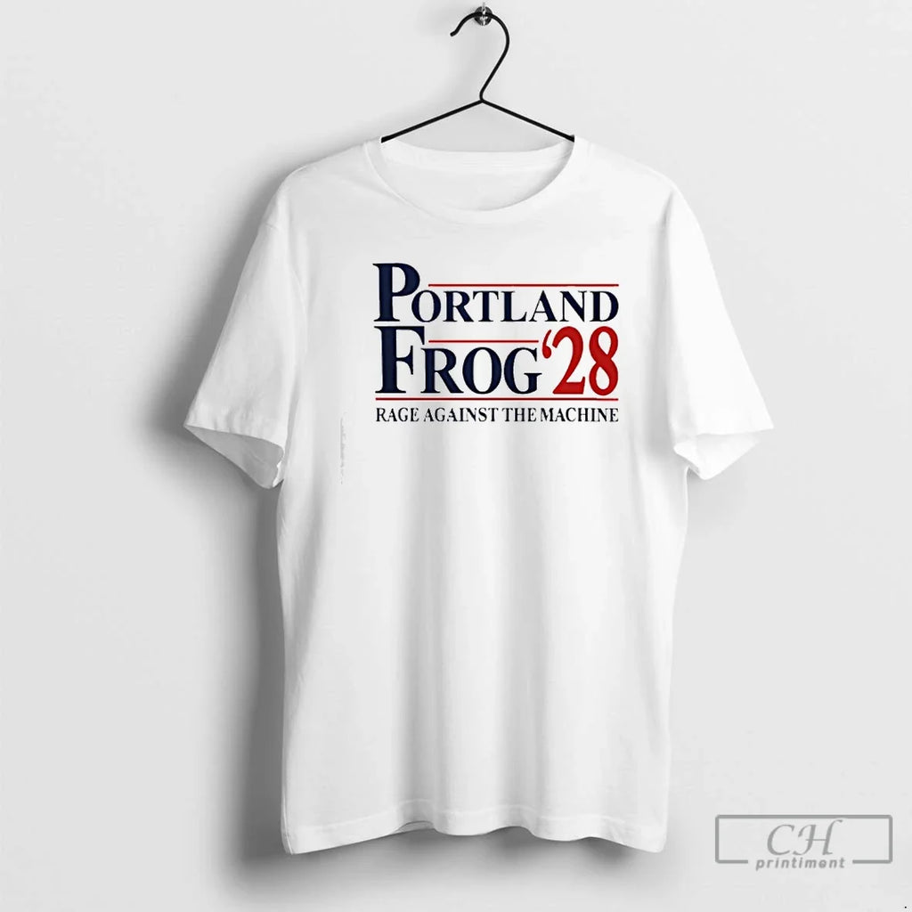 Classic Portland Frog 28 Rage Against The Machine - Adult & Kids T-Shirts, Sweatshirts & Hoodies apparel design preview 1