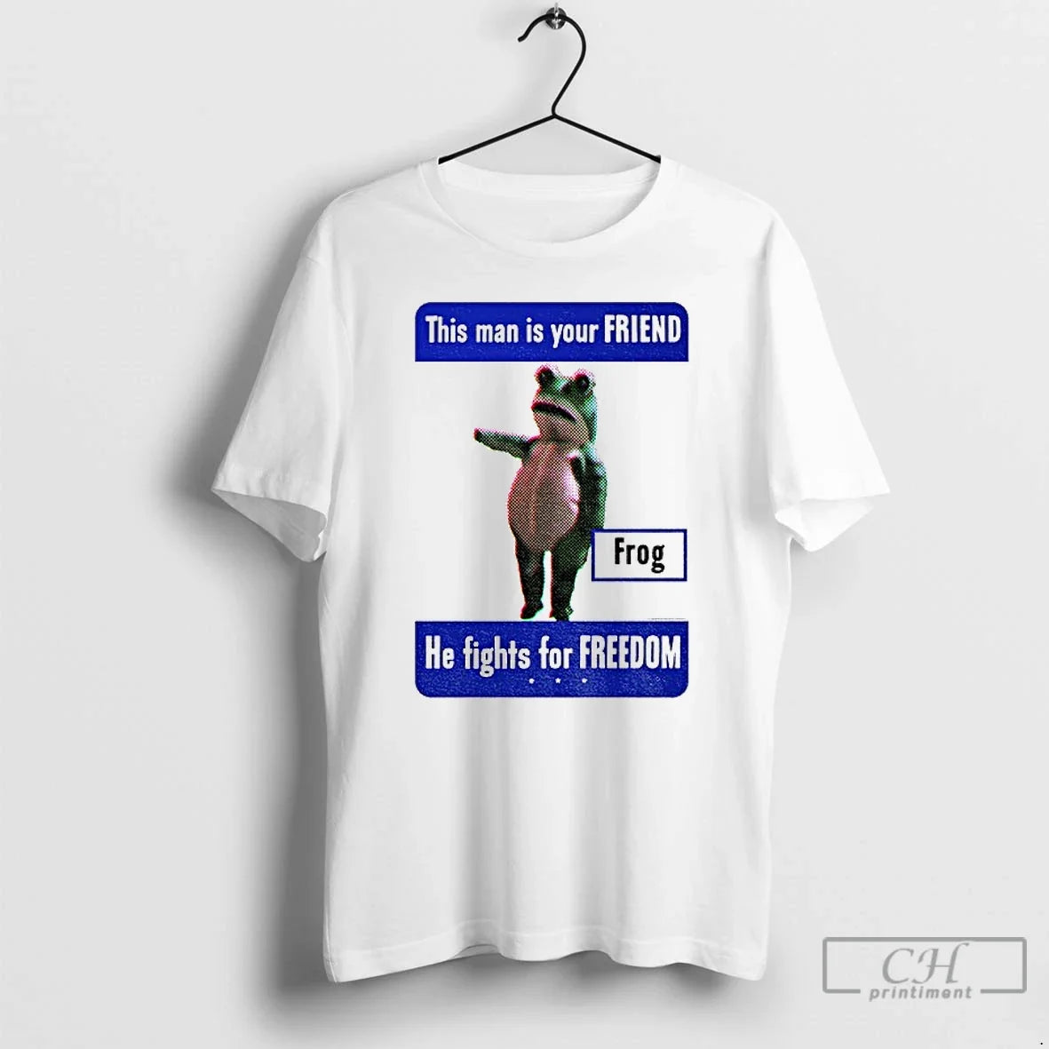 Classic Portland Frog Anti Ice This Man Is Your - Adult & Kids T-Shirts, Sweatshirts & Hoodies apparel design preview 1
