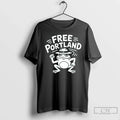 Classic Portland Frog Free Long Sleve - Adult & Kids T-Shirts, Sweatshirts & Hoodies apparel design preview 1