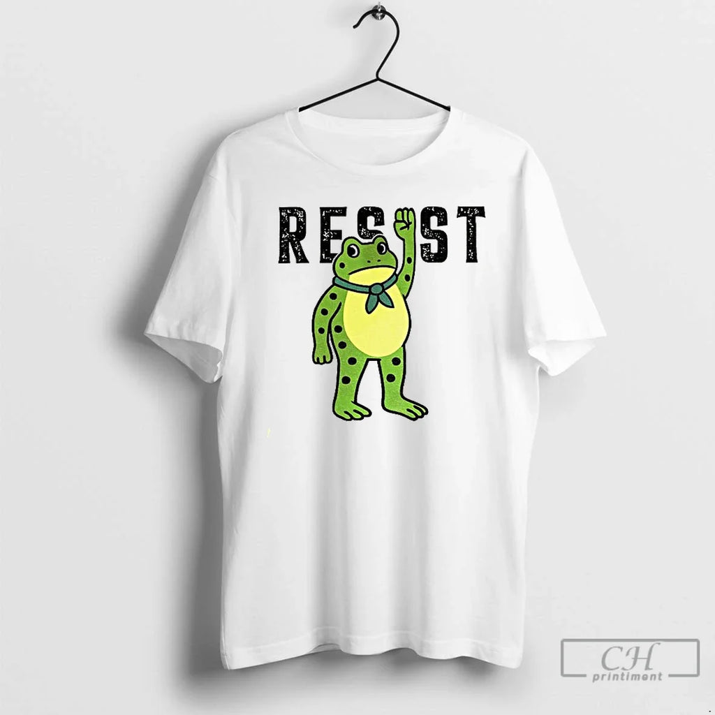 Classic Portland Frog Free Resist - Adult & Kids T-Shirts, Sweatshirts & Hoodies apparel design preview 1