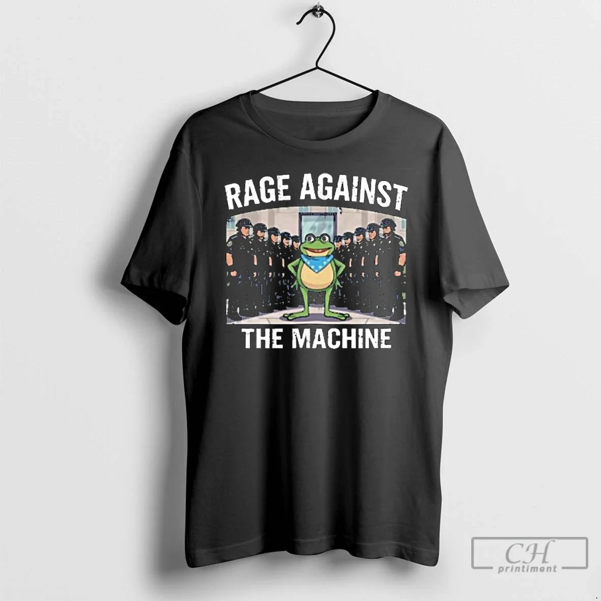 Classic Portland Frog Protest Anti Ice Fascism Trump - Adult & Kids T-Shirts, Sweatshirts & Hoodies apparel design preview 1