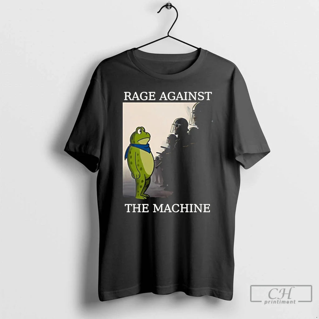 Classic Portland Frog Protest Anti Ice Fascism Rage - Adult & Kids T-Shirts, Sweatshirts & Hoodies apparel design preview 1