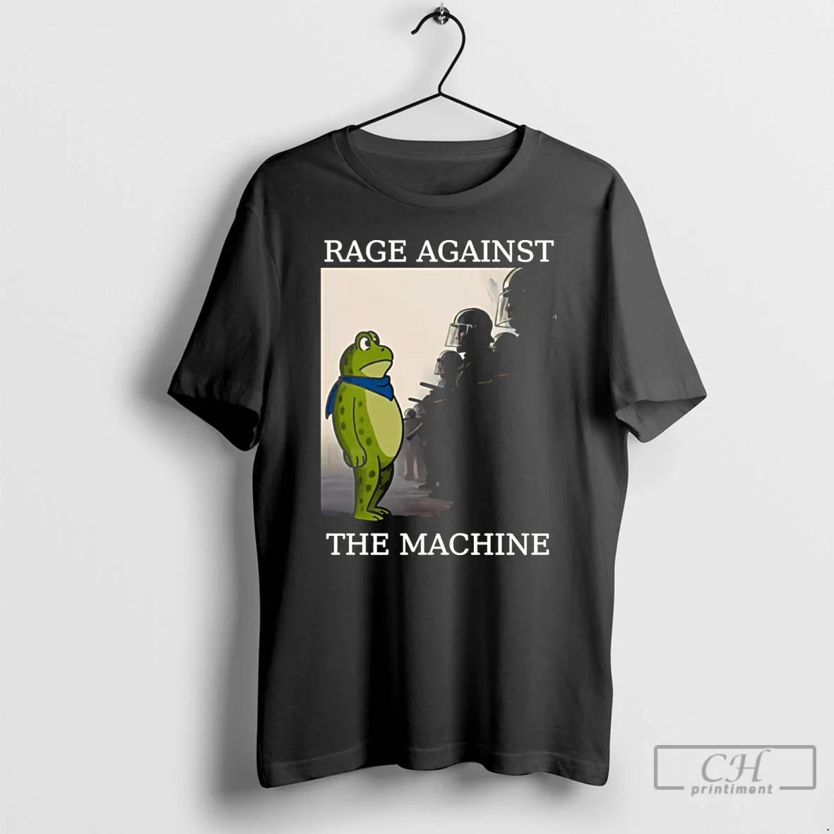 Classic Portland Frog Protest Anti Ice Fascism Rage - Adult & Kids T-Shirts, Sweatshirts & Hoodies apparel design preview 1