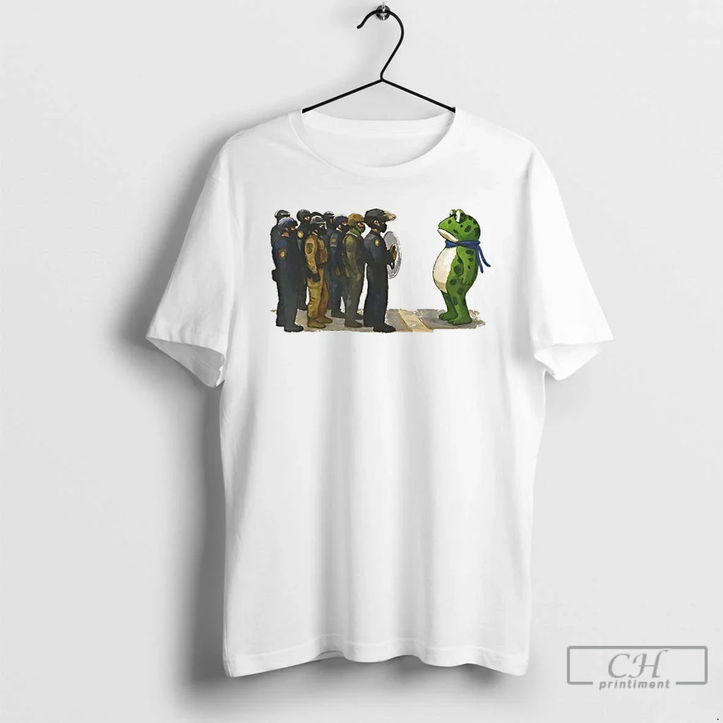 Classic Portland Frog Protest Anti Ice Fdt Resistance - Adult & Kids T-Shirts, Sweatshirts & Hoodies apparel design preview 1