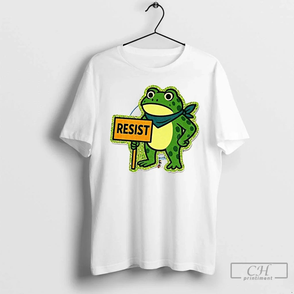Classic Portland Frog Protest Anti Ice Resist Freedom - Adult & Kids T-Shirts, Sweatshirts & Hoodies apparel design preview 1