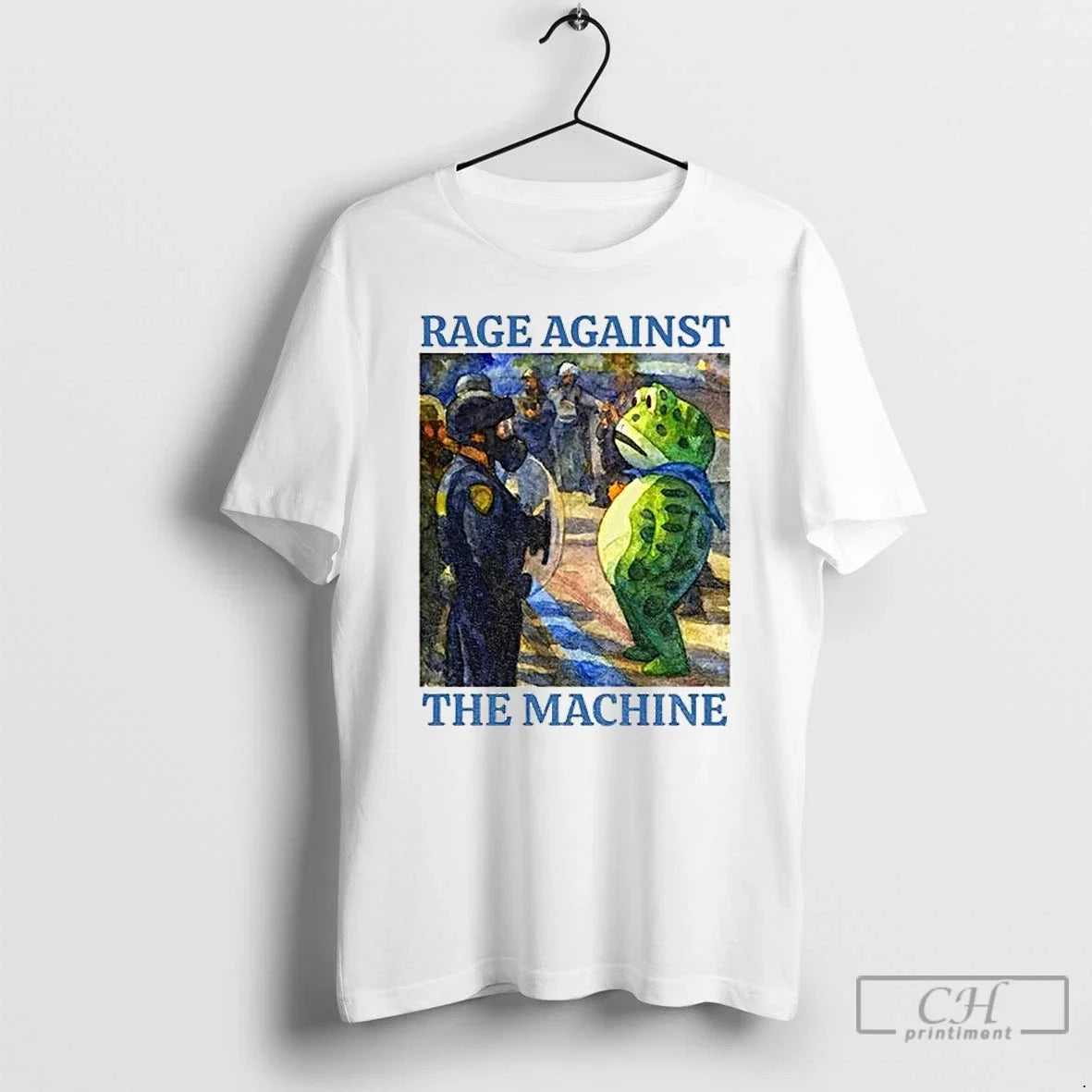 Classic Portland Frog Protest Rage Against The - Adult & Kids T-Shirts, Sweatshirts & Hoodies apparel design preview 1