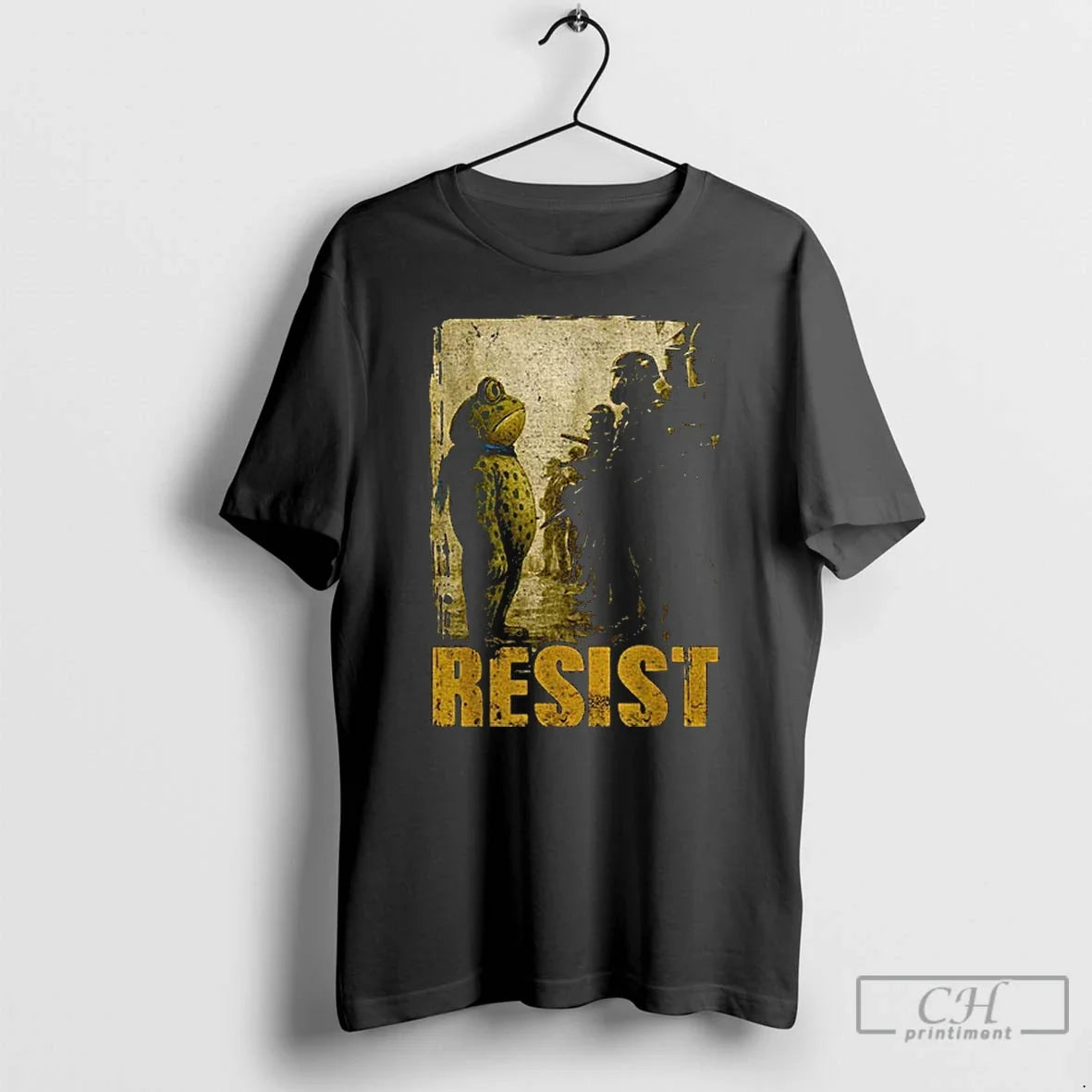 Classic Portland Frog Protest Resist Political - Adult & Kids T-Shirts, Sweatshirts & Hoodies apparel design preview 1