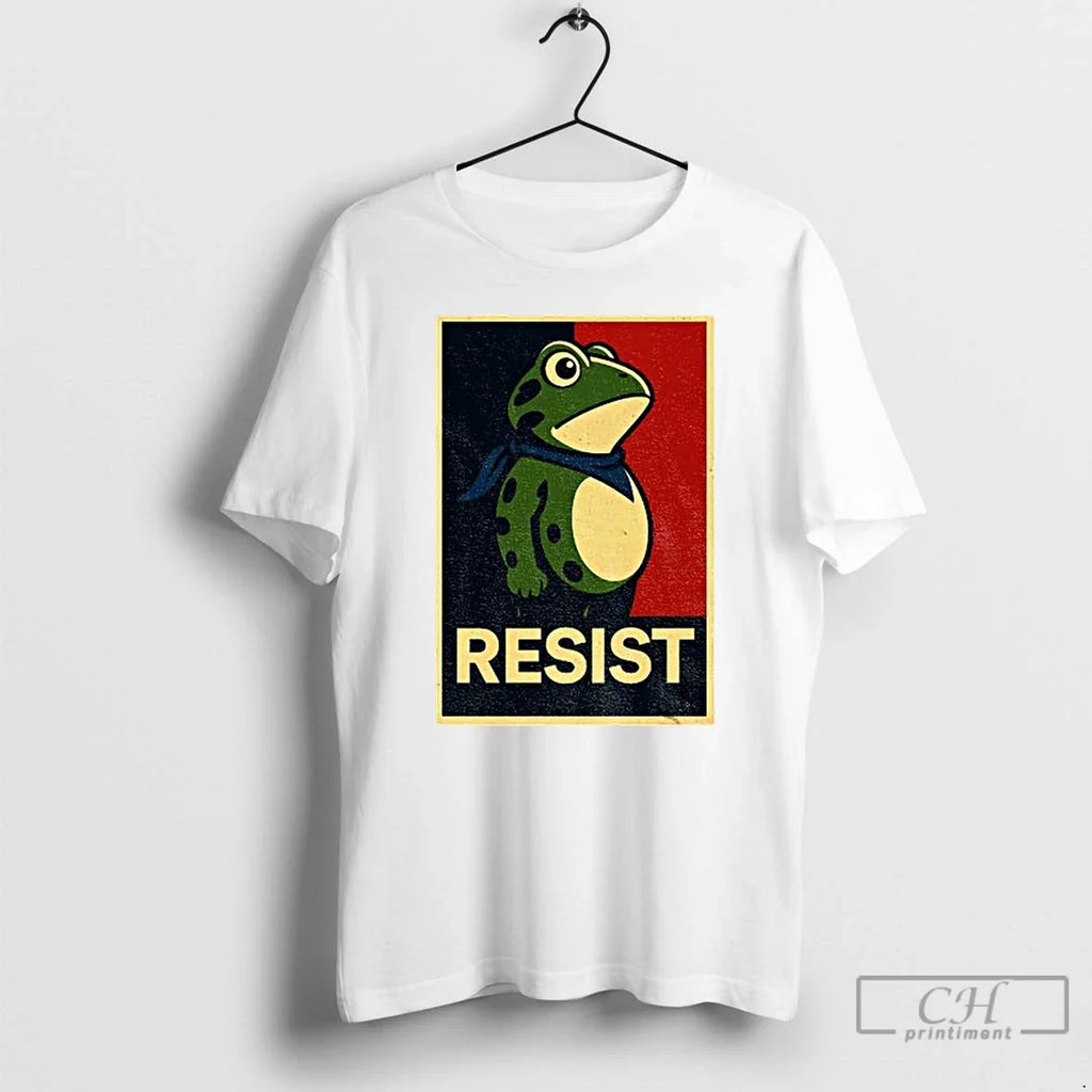 Classic Portland Frog Resist Anti Fascism Political - Adult & Kids T-Shirts, Sweatshirts & Hoodies apparel design preview 1