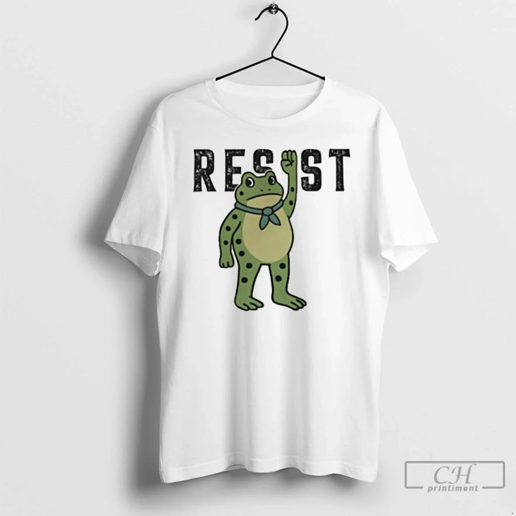 Classic Portland Frog Resist - Adult & Kids T-Shirts, Sweatshirts & Hoodies apparel design preview 1