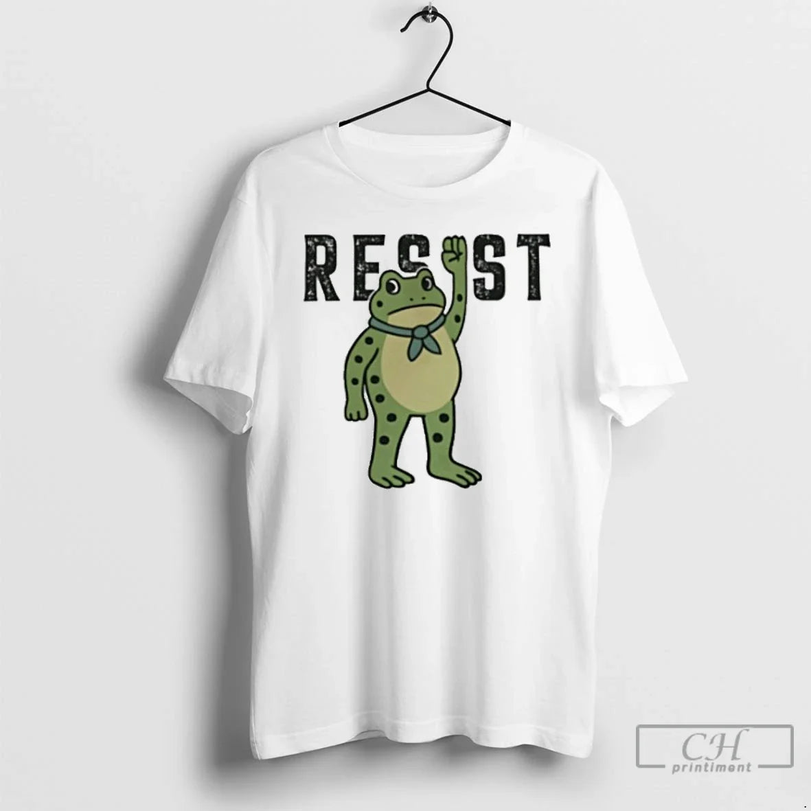 Classic Portland Frog Resist - Adult & Kids T-Shirts, Sweatshirts & Hoodies apparel design preview 1