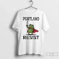 Classic Portland Frog Resist Political 2025 - Adult & Kids T-Shirts, Sweatshirts & Hoodies apparel design preview 1