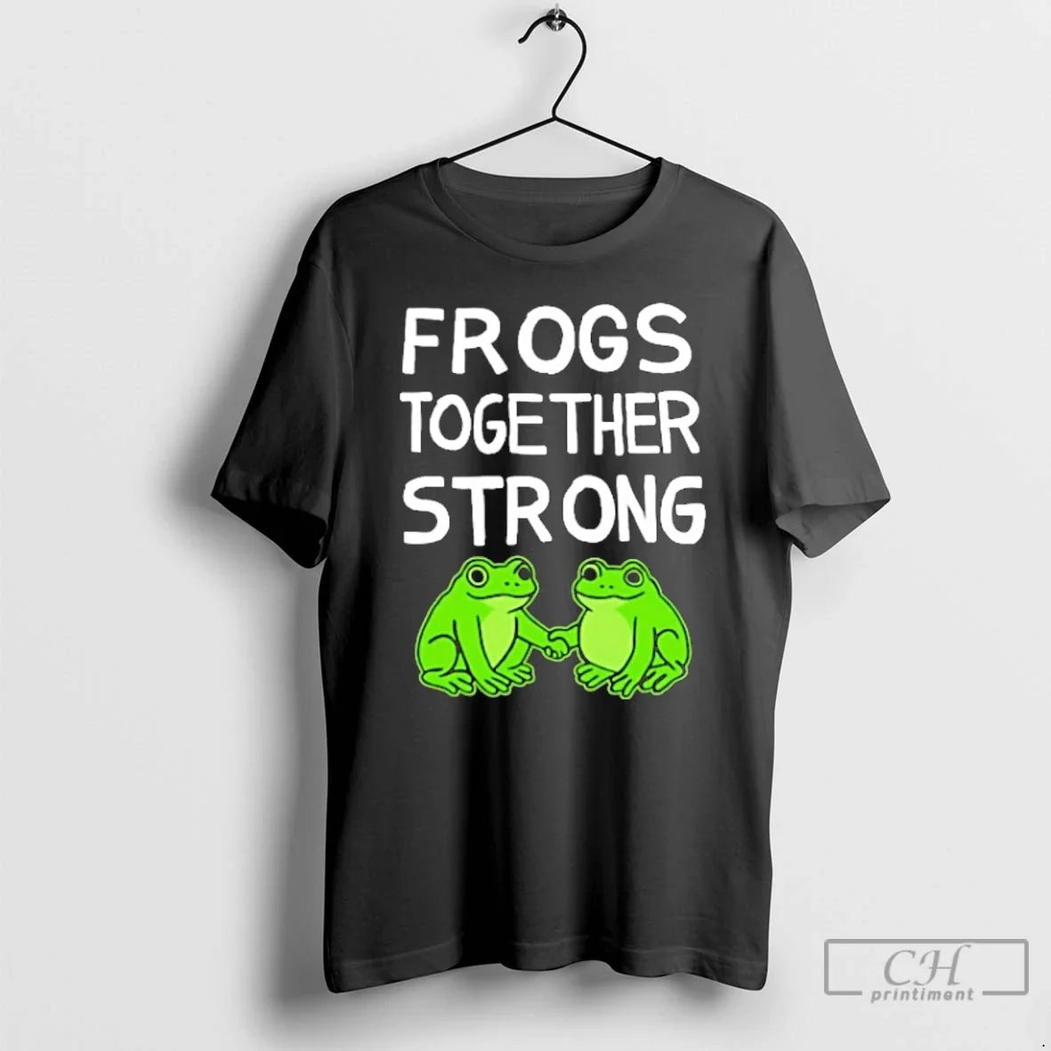 Classic Portland Frogs Together Strong - Adult & Kids T-Shirts, Sweatshirts & Hoodies apparel design preview 1