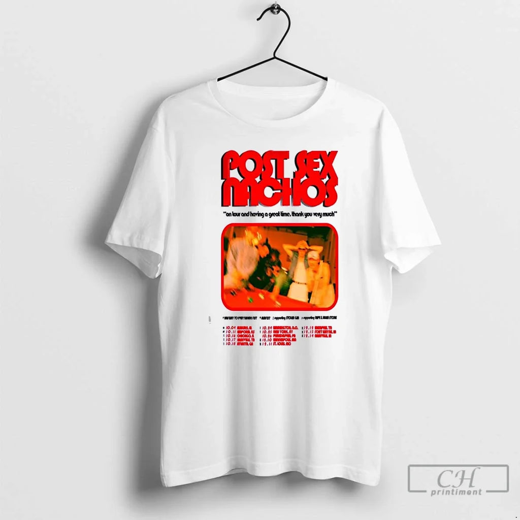 Classic Post Sex Nachos Fall Tour 2025 - Adult & Kids T-Shirts, Sweatshirts & Hoodies apparel design preview 1