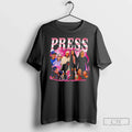 Classic Press Pink Lightning Collage Basketball - Adult & Kids T-Shirts, Sweatshirts & Hoodies apparel design preview 1