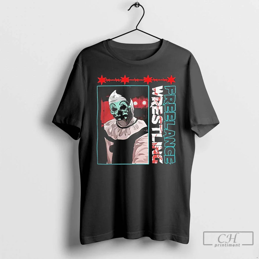 Classic Pro Wrestling Store Freelance Jack The Clown - Adult & Kids T-Shirts, Sweatshirts & Hoodies apparel design preview 1