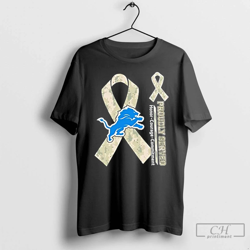 Classic Proudly Served Honor Courage Commitment - Adult & Kids T-Shirts, Sweatshirts & Hoodies apparel design preview 1