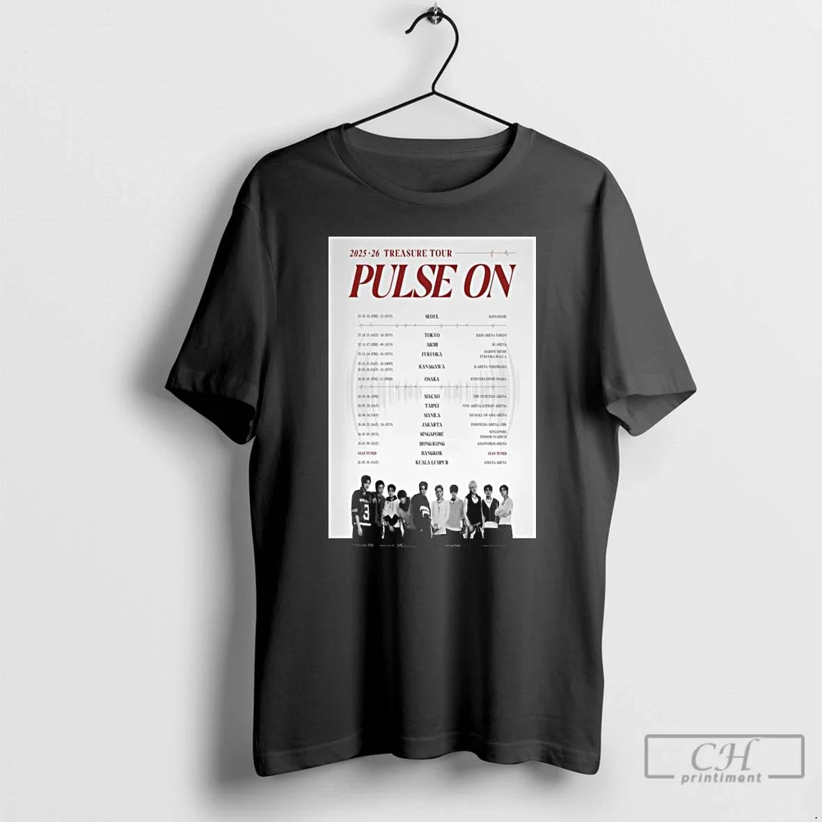 Classic Pulse On Treasure Tour 2025 2026 Long Sleve - Adult & Kids T-Shirts, Sweatshirts & Hoodies apparel design preview 1