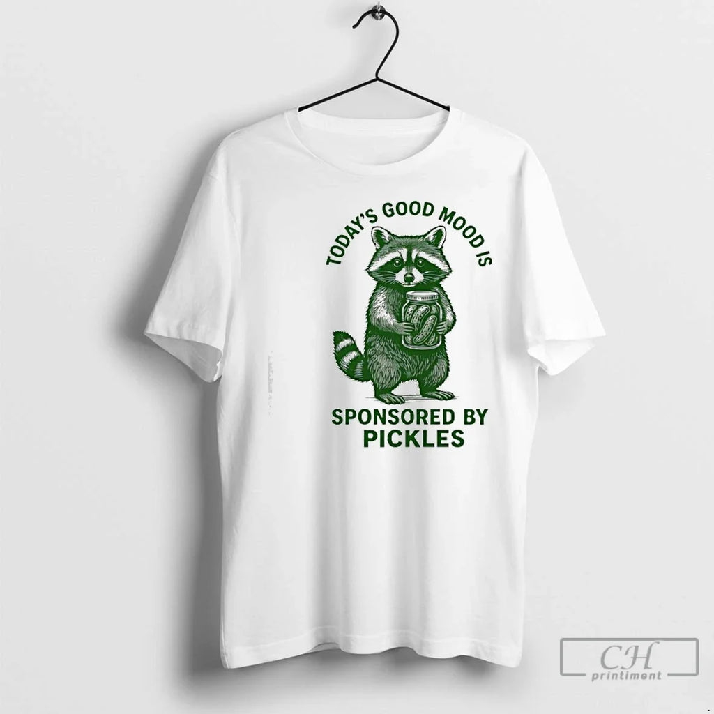 Classic Raccoon Todays Good Mood Is Sponsored By - Adult & Kids T-Shirts, Sweatshirts & Hoodies apparel design preview 1