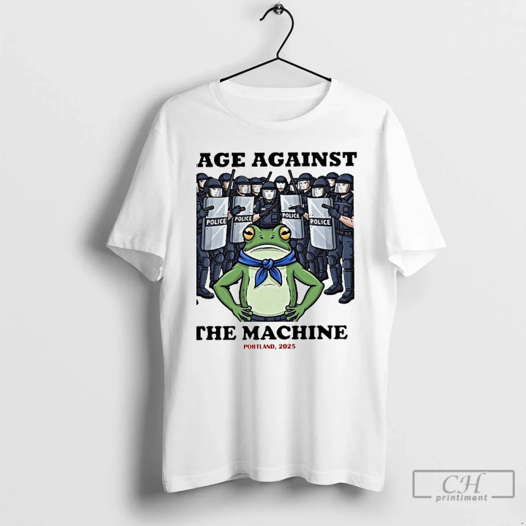 Classic Rage Against The Machine Frog Portland 2025 - Adult & Kids T-Shirts, Sweatshirts & Hoodies apparel design preview 1