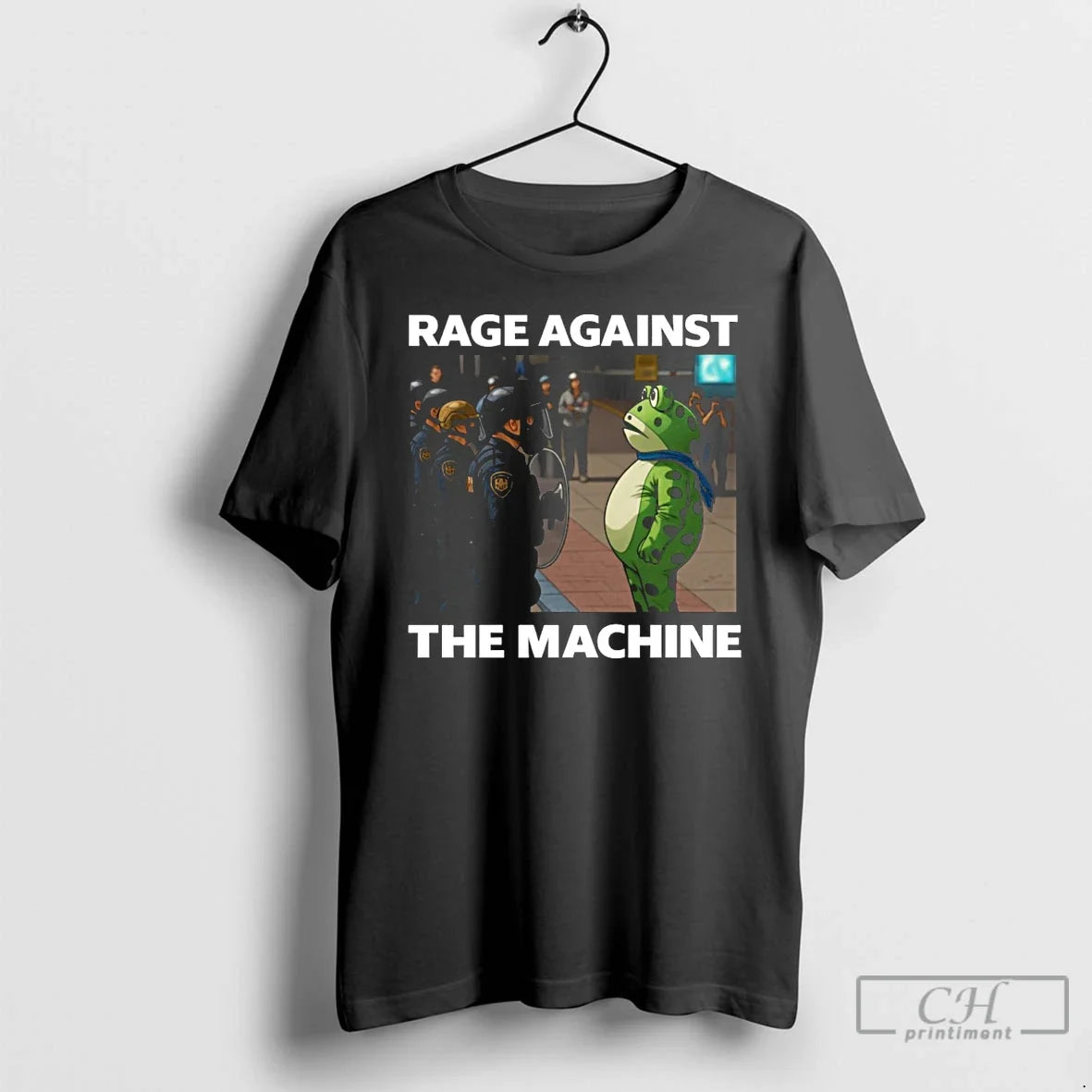 Classic Rage Against The Machine Frog Man Portland - Adult & Kids T-Shirts, Sweatshirts & Hoodies apparel design preview 1