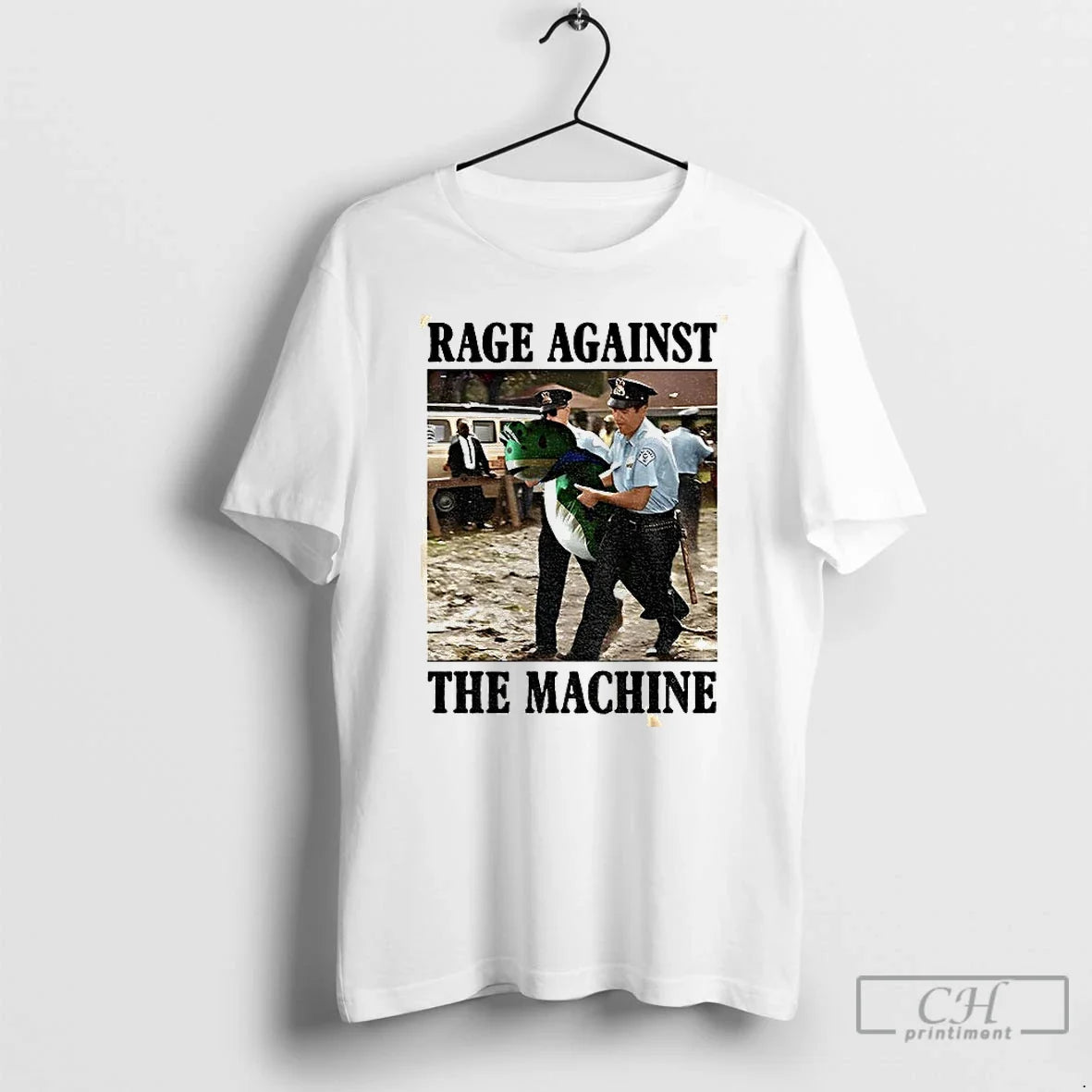 Classic Rage Against The Machine Funny Portland Frog - Adult & Kids T-Shirts, Sweatshirts & Hoodies apparel design preview 1