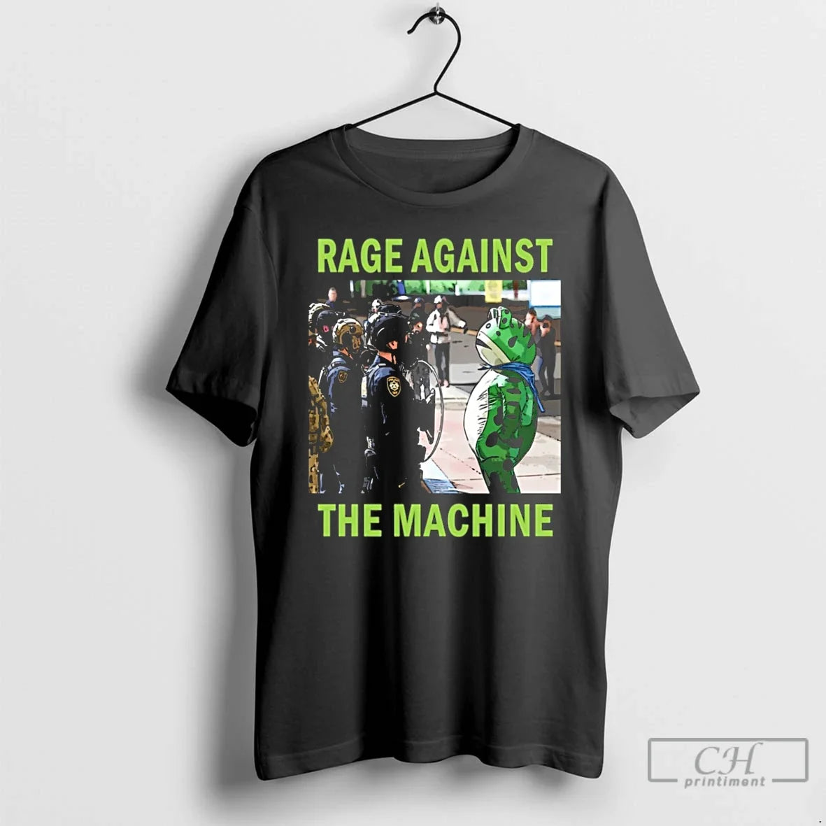 Classic Rage Against The Machine Portland Frog - Adult & Kids T-Shirts, Sweatshirts & Hoodies apparel design preview 1