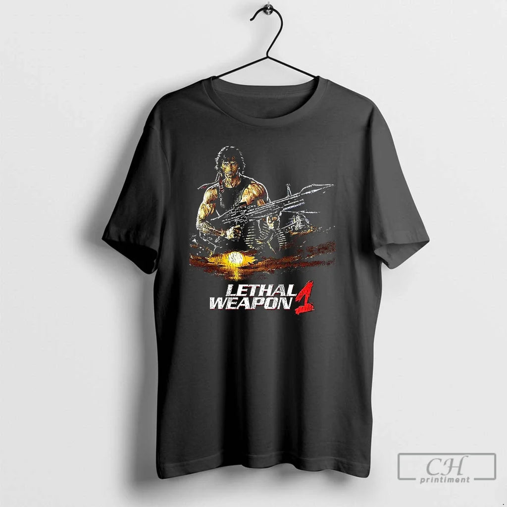Classic Rambos Lethal Weapon 1 Graphic - Adult & Kids T-Shirts, Sweatshirts & Hoodies apparel design preview 1