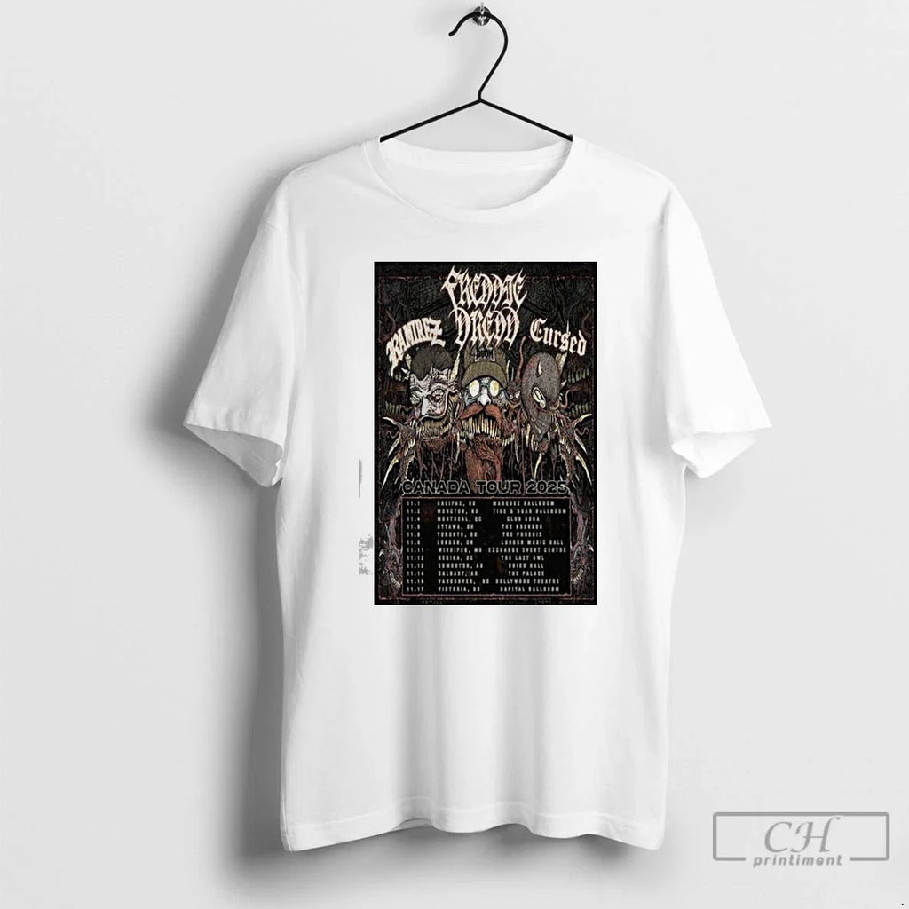 Classic Ramirez Freddie Dredd Cursed Canada Tour 2025 - Adult & Kids T-Shirts, Sweatshirts & Hoodies apparel design preview 1
