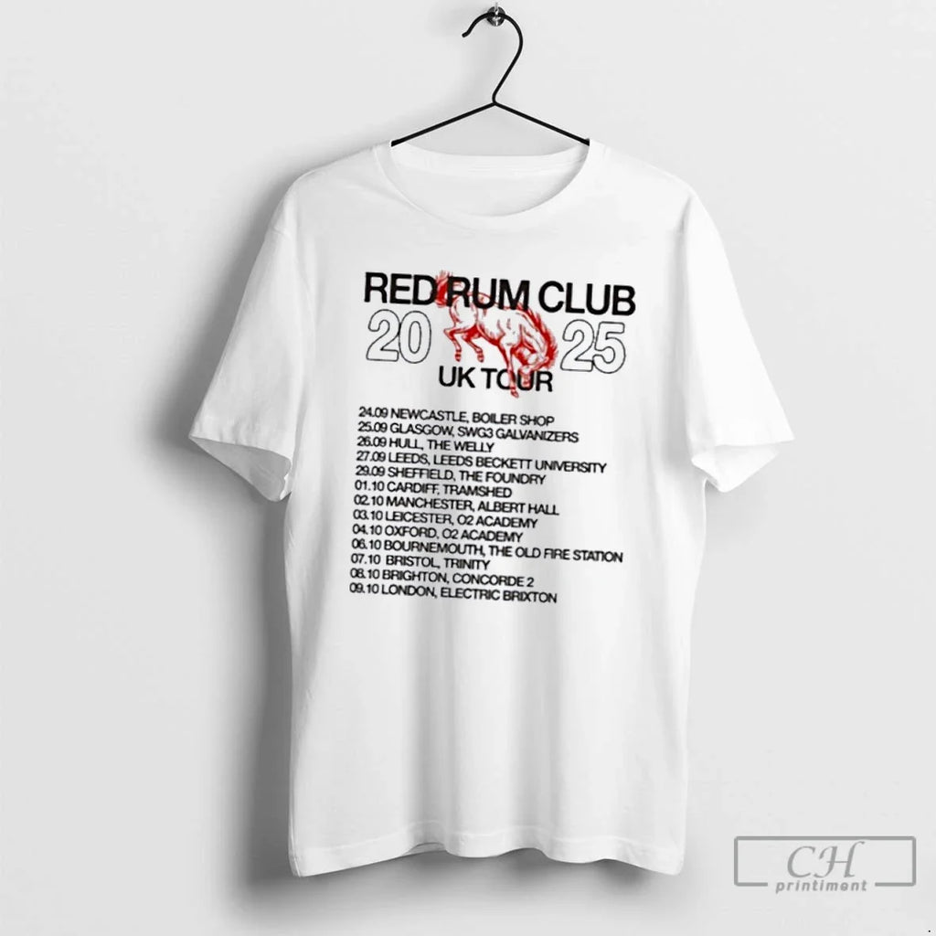 Classic Red Rum Club 2025 Tour Uk Buck - Adult & Kids T-Shirts, Sweatshirts & Hoodies apparel design preview 1