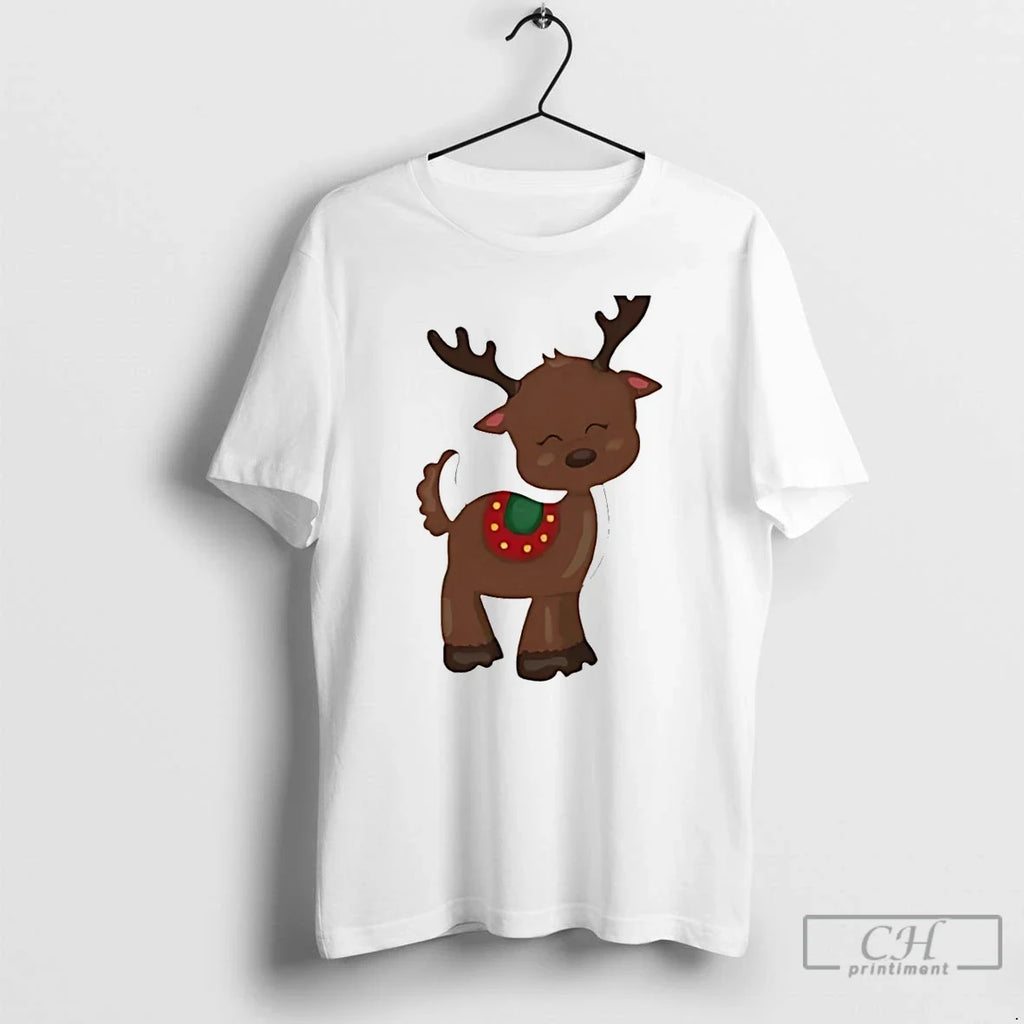 Classic Reindeer Funny Merry Christmas 2025 Cartoon - Adult & Kids T-Shirts, Sweatshirts & Hoodies apparel design preview 1