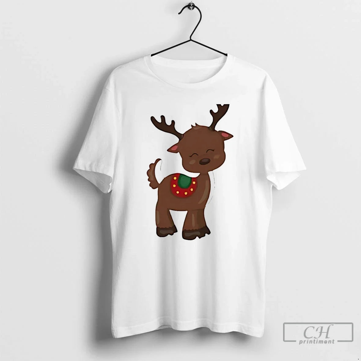 Classic Reindeer Funny Merry Christmas 2025 Cartoon - Adult & Kids T-Shirts, Sweatshirts & Hoodies apparel design preview 1