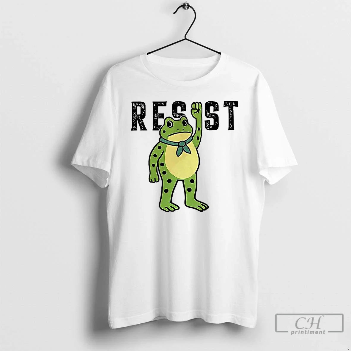 Classic Resist Frog Freedom - Adult & Kids T-Shirts, Sweatshirts & Hoodies apparel design preview 1