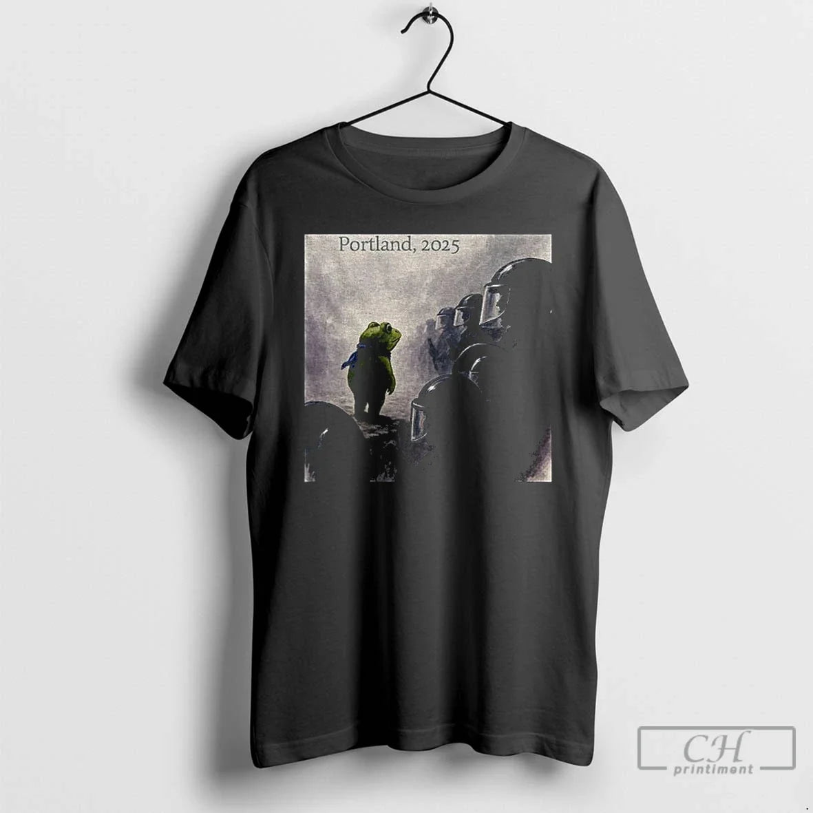 Classic Resist Portland Frog 2025 Political - Adult & Kids T-Shirts, Sweatshirts & Hoodies apparel design preview 1
