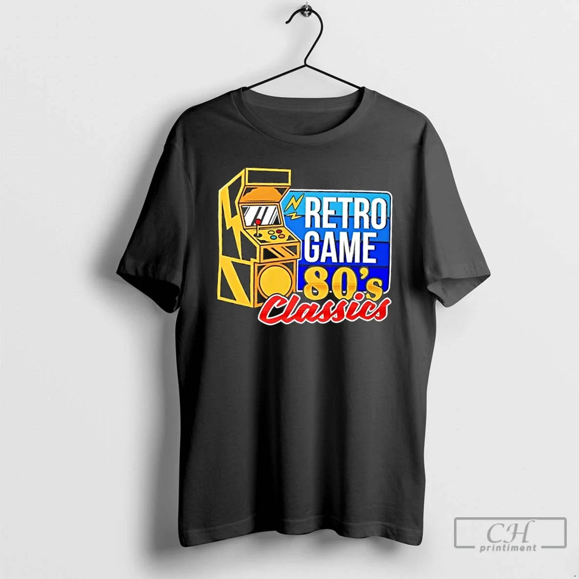 Classic Retro Game 80s Classics Vintage Arcade - Adult & Kids T-Shirts, Sweatshirts & Hoodies apparel design preview 1