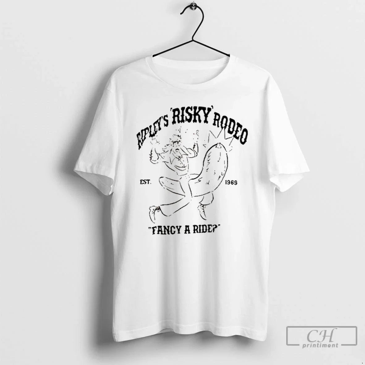 Classic Ripleys Risky Rodeo Fancy A Ride 1969 - Adult & Kids T-Shirts, Sweatshirts & Hoodies apparel design preview 1