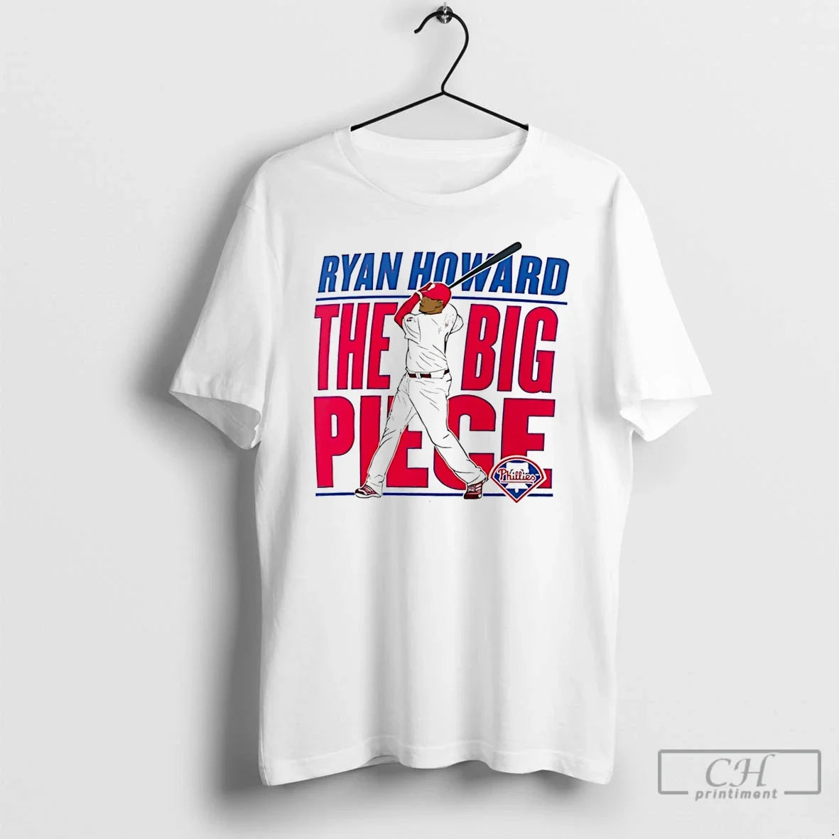 Classic Ryan Howard Philadelphia Phillies The Big - Adult & Kids T-Shirts, Sweatshirts & Hoodies apparel design preview 1