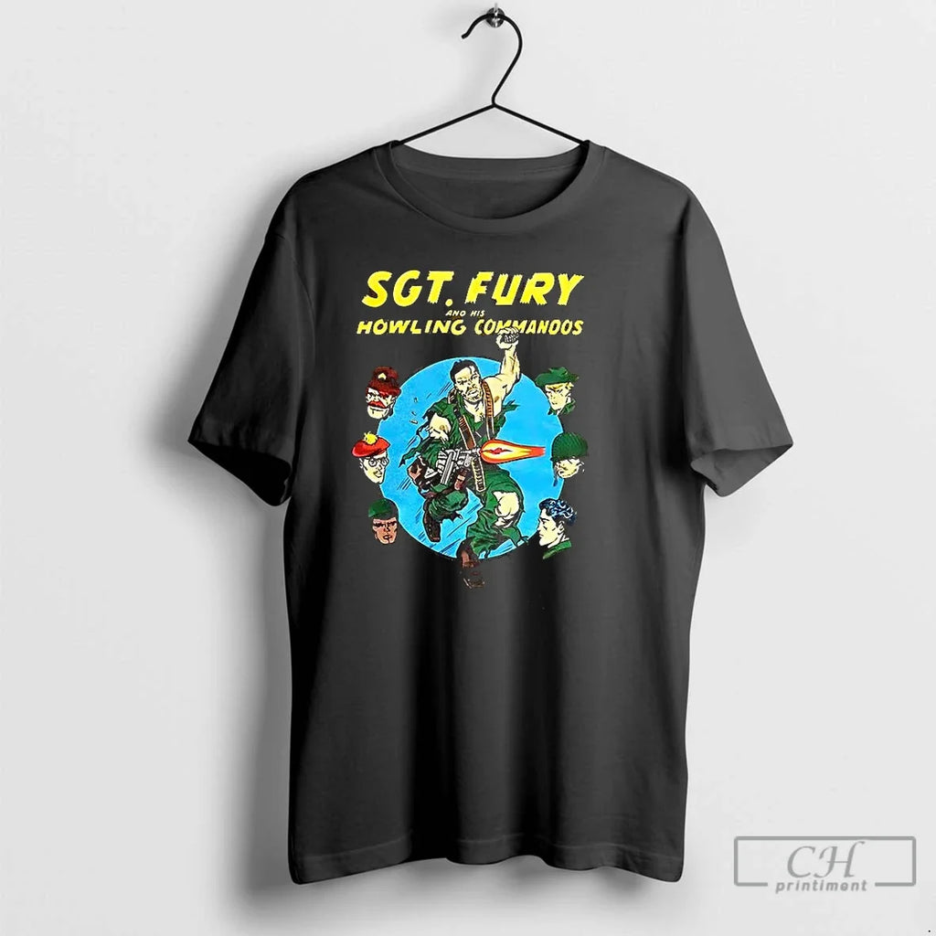 Classic Sgt Fury And His Howling Commandos - Adult & Kids T-Shirts, Sweatshirts & Hoodies apparel design preview 1