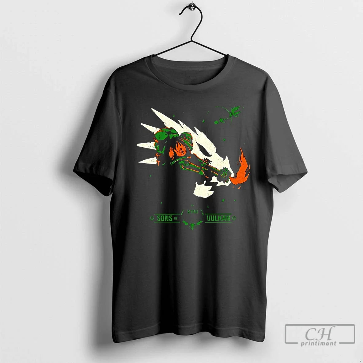 Classic Salamanders Sons Of Vulkan - Adult & Kids T-Shirts, Sweatshirts & Hoodies apparel design preview 1